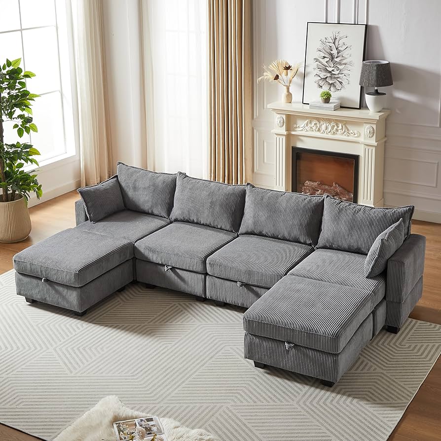 Modern L-Shape Sectional Sofa